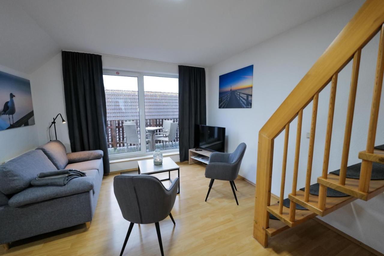 Ferienwohnungen Meerfarbig Zingst - Haustierfrei -Terrasse Mit Strandkorb Oder Balkon - E-Ladesaeule - Parkplatz - Wlan - Fahrradschuppen - Waschtrockner - Ruhig Und Zentral - Nichtraucher Zewnętrze zdjęcie