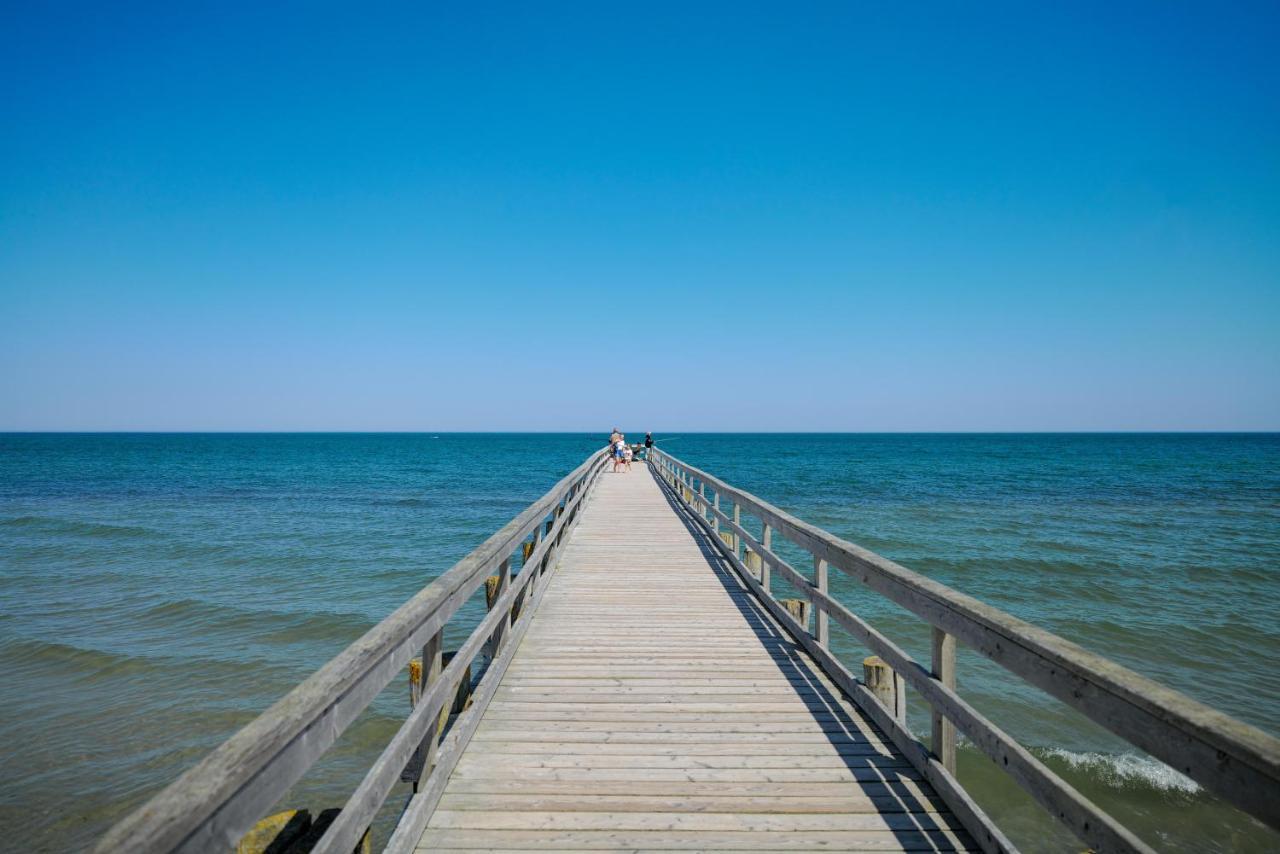 Ferienwohnungen Meerfarbig Zingst - Haustierfrei -Terrasse Mit Strandkorb Oder Balkon - E-Ladesaeule - Parkplatz - Wlan - Fahrradschuppen - Waschtrockner - Ruhig Und Zentral - Nichtraucher Zewnętrze zdjęcie