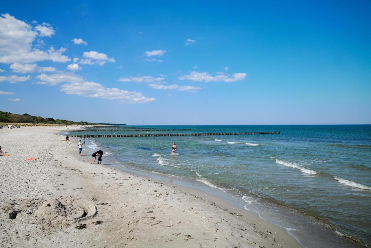 Ferienwohnungen Meerfarbig Zingst - Haustierfrei -Terrasse Mit Strandkorb Oder Balkon - E-Ladesaeule - Parkplatz - Wlan - Fahrradschuppen - Waschtrockner - Ruhig Und Zentral - Nichtraucher Zewnętrze zdjęcie